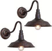 Outdoor IP54 Wall Lamp – Vintage Waterproof Bronze Lantern (2 Pack)