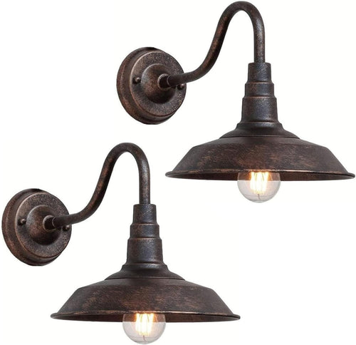 Outdoor IP54 Wall Lamp – Vintage Waterproof Bronze Lantern (2 Pack)