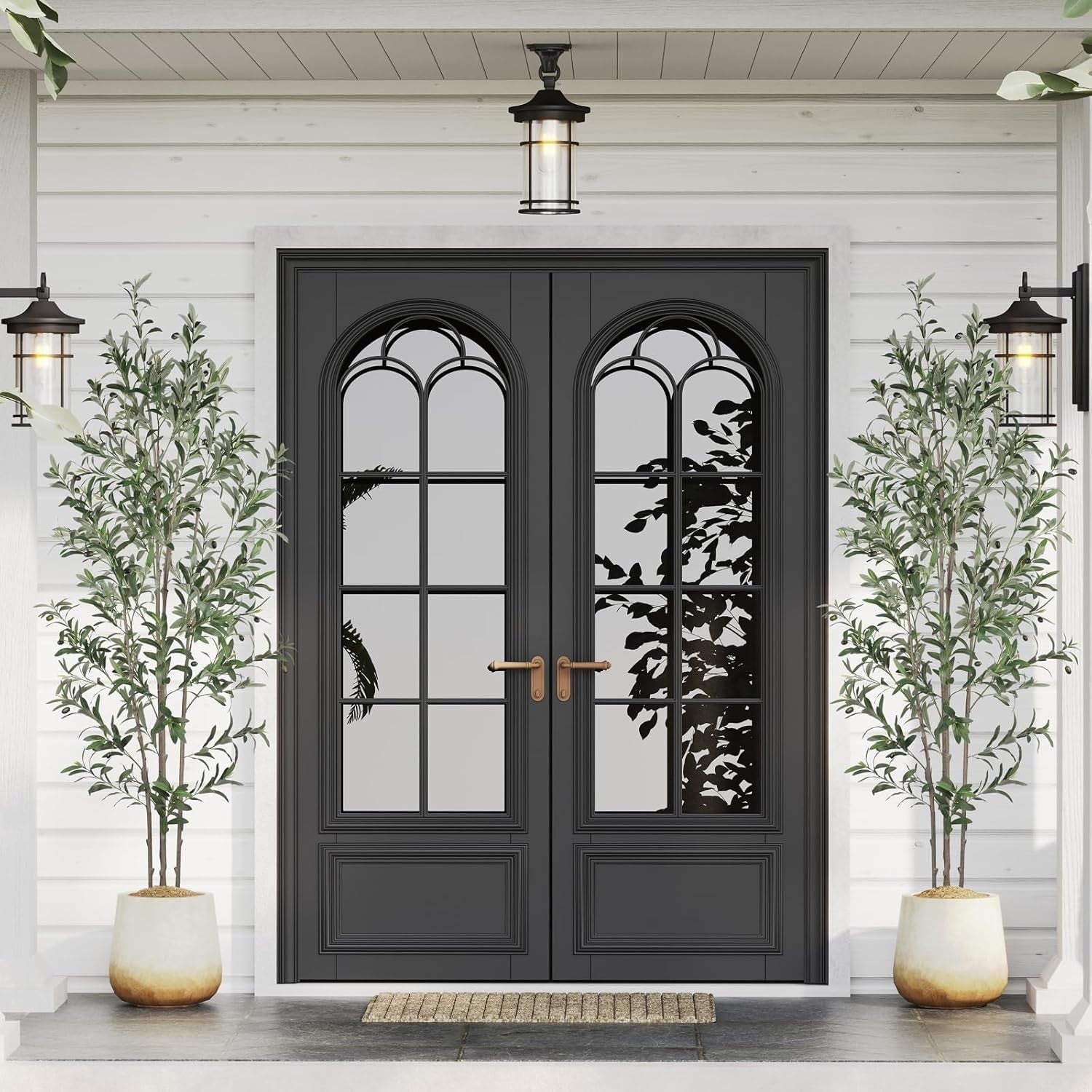 7ft Artificial Olive Tree Tall Faux Plant Realistic Leaves Indoor Home Decor