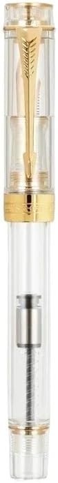 Luxury Gold Fountain Pen Fine Nib Executive Arrow Clip Gift Box