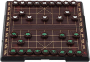 Magnetic Xiangqi Travel Chess Set Foldable Board 32 Agate Pieces