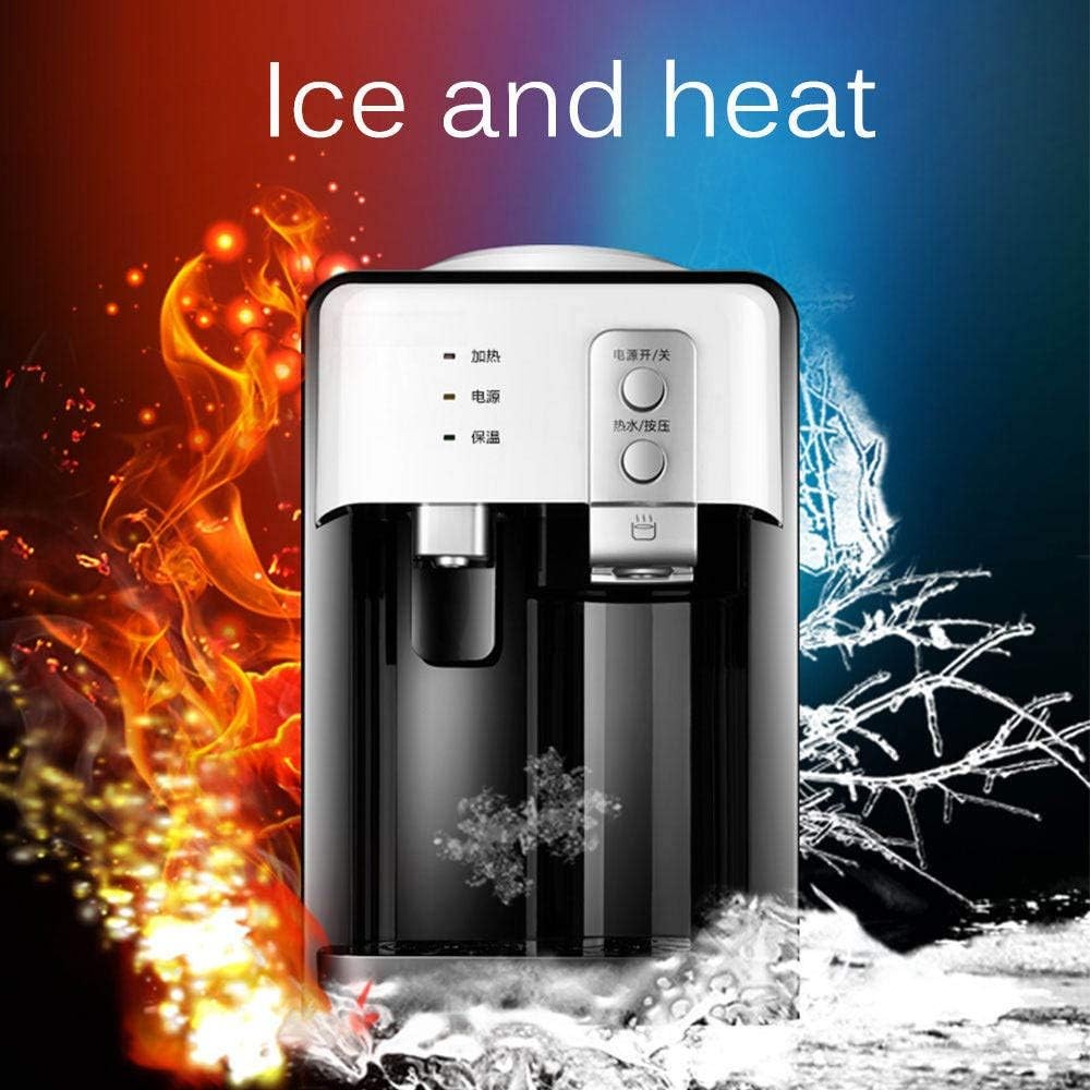 Hot Cold Desktop Water Dispenser 5L Stainless Steel Countertop Office