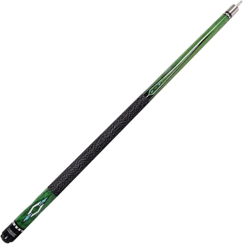 58in Canadian Hardwood Pool Cue 13mm Tip Irish Linen Wrap 19-21oz