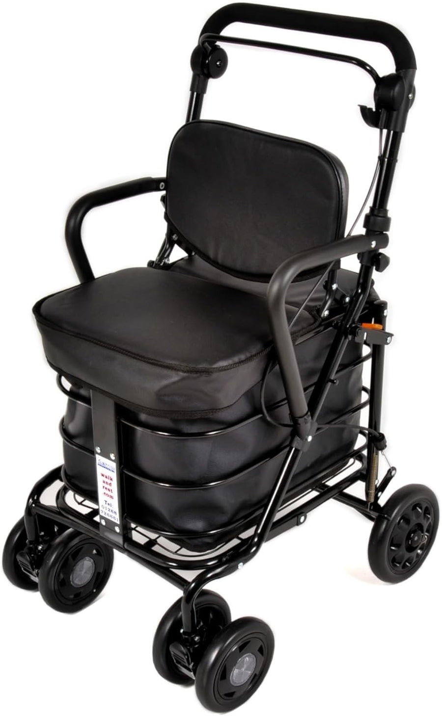 Prestige Walk & Rest Royal Shopping Trolley with Seat & Armrest Fully Assembled