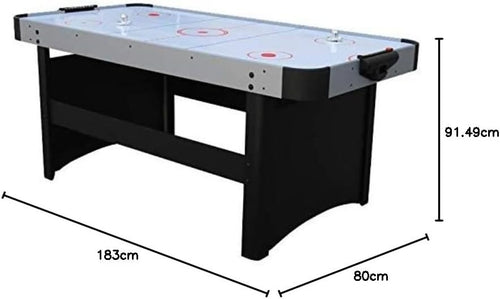 6FT Air Hockey Table High Power Fan Arcade Game Indoor Kids Adults