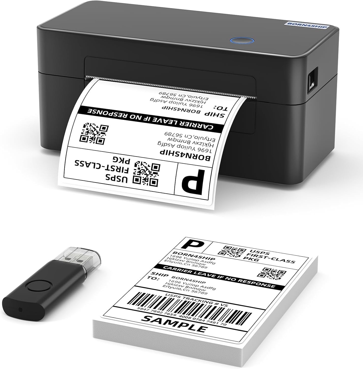 4x6 USB Thermal Label Printer for Shipping DHL UPS