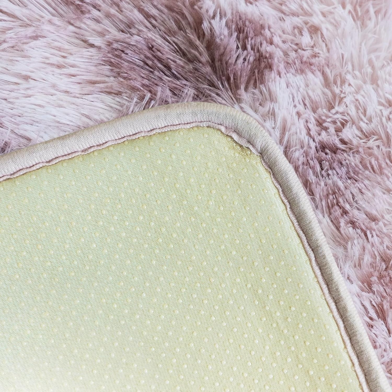Extra Large Pink Shaggy Rug 200x290cm Soft Thick Non Slip Carpet Living Room
