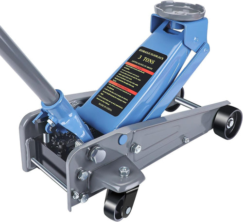 3 Ton Trolley Floor Jack Aluminum Steel Low Profile Car SUV Lift 133–460mm