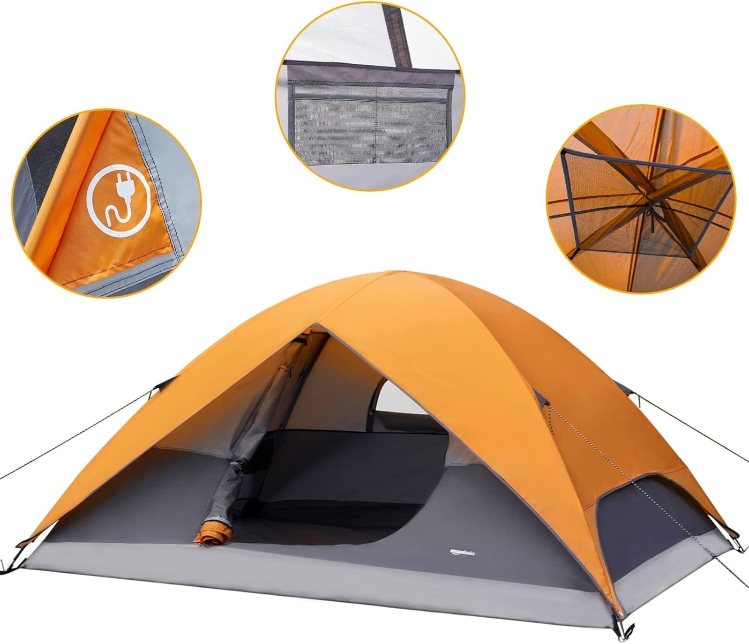 4 Person Dome Camping Tent Waterproof 3 Season Easy Setup