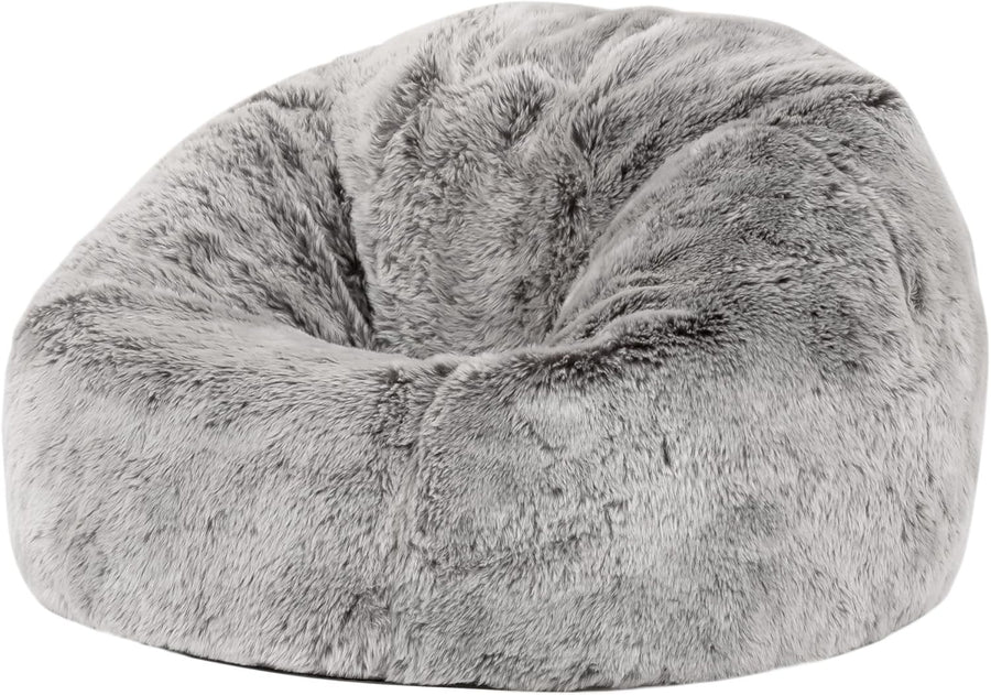 Kids Faux Fur Bean Bag Chair Soft Fluffy Seat for Bedroom Gaming Room