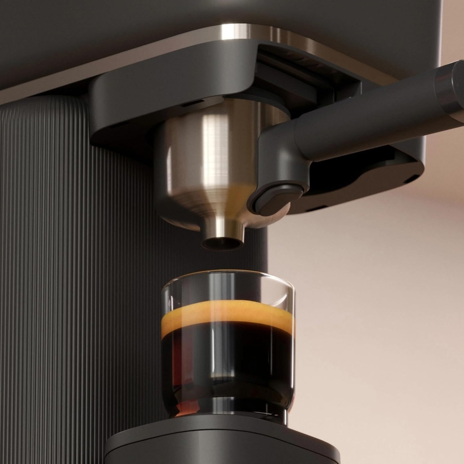 16 Bar Espresso Machine with Grinder | One-Touch Bean-to-Cup | Compact 1.2L