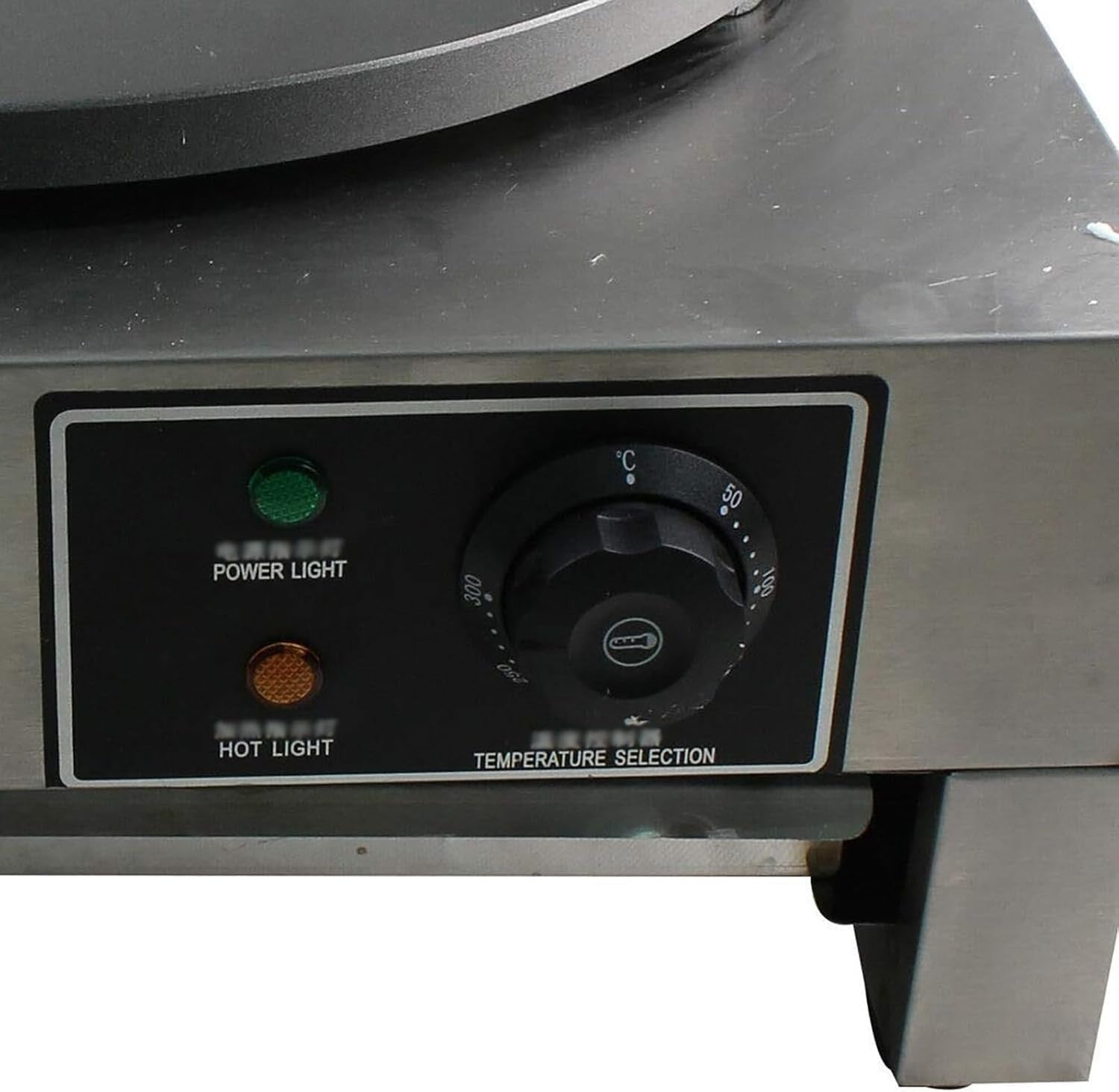 Commercial Electric Crepe Maker 3000W 40cm Non-Stick Plate | Adjustable Temp