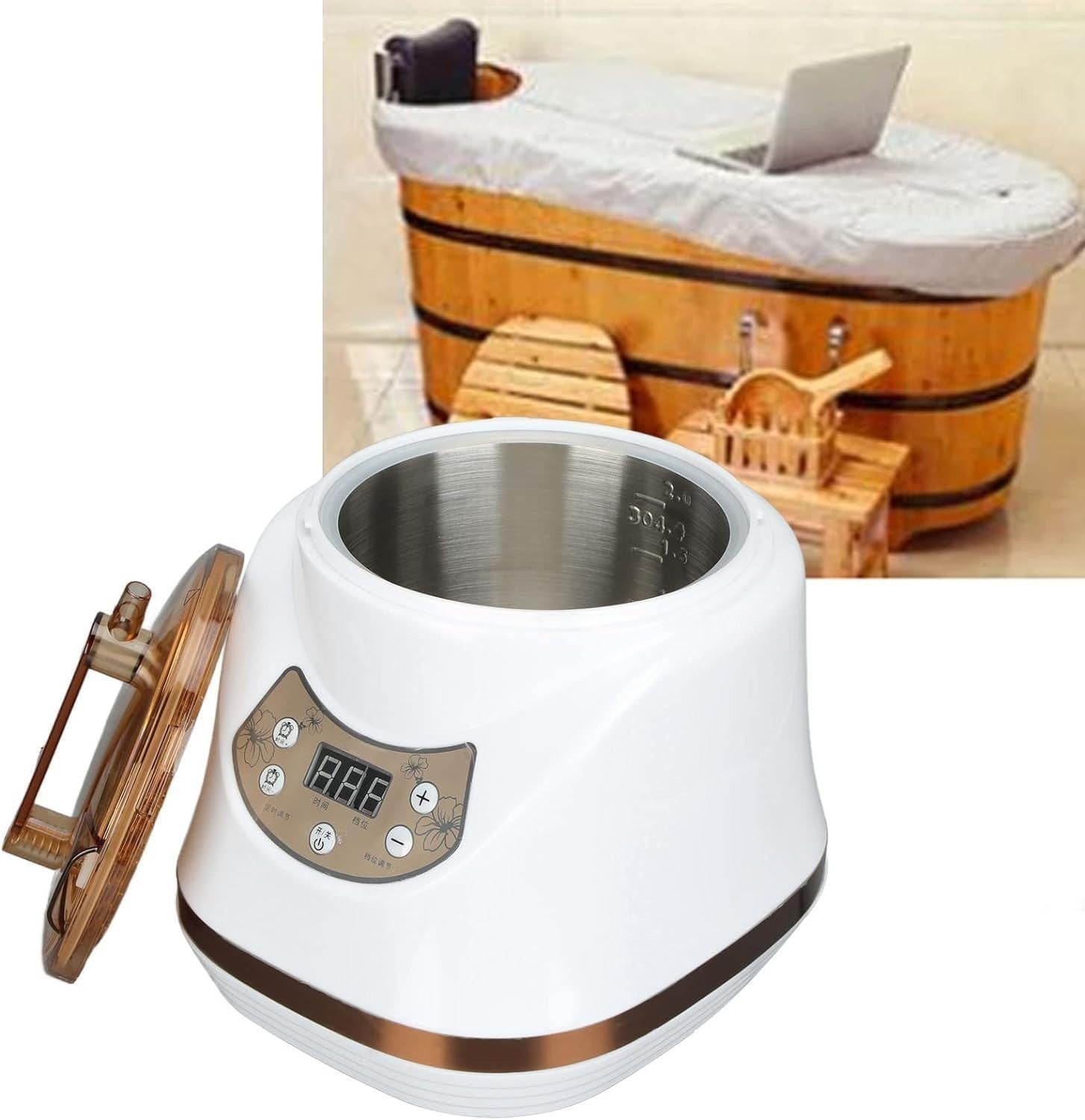 2000W High Power Sauna Generator 4L Steam Pot w/ Remote & Digital Control