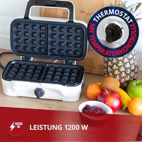 3-in-1 Sandwich, Waffle & Grill Machine Interchangeable Plates 1200W