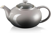 Stoneware Teapot 1.3L Classic Tea Pot Flint Grey Serves 3-4 Cups