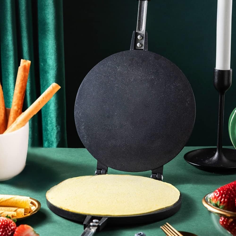 Stovetop Waffle Cone Maker | Non-Stick Cast Aluminium Cone & Crêpe Pan
