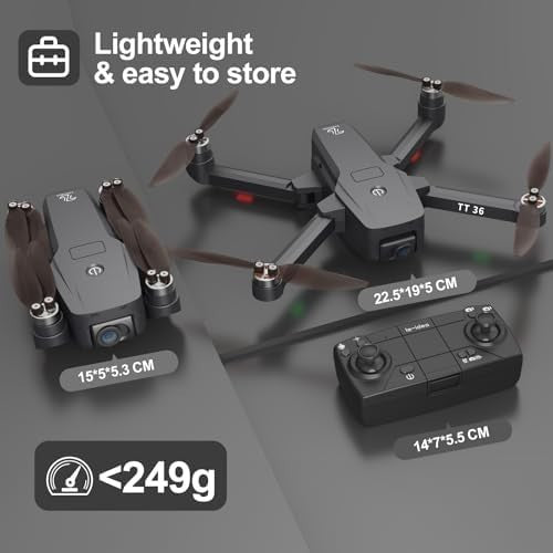 TT36 GPS Drone 4K Camera 5G WiFi Follow Me Circle Fly Brushless RC Quadcopter