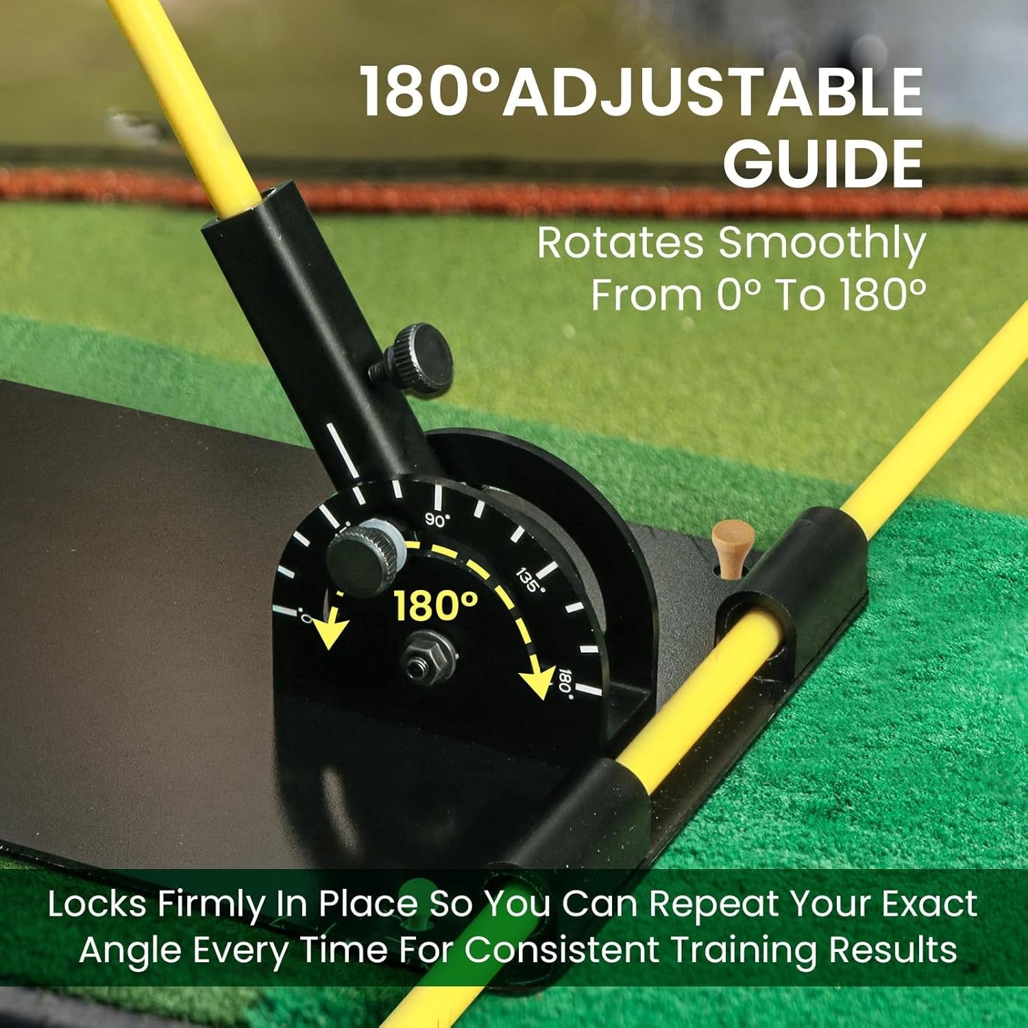 Adjustable Golf Alignment Stick Holder 2 Foldable Sticks Trainer
