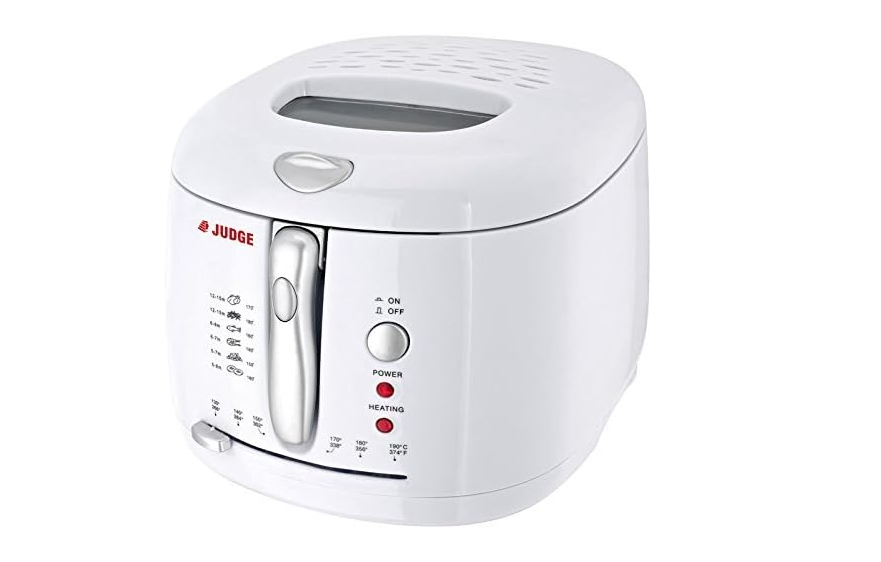 2.25L Deep Fat Fryer 1500W Adjustable Thermostat Low Odour
