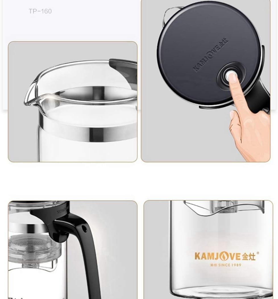 500ml Glass Teapot with Removable Infuser Borosilicate Tea Pot Lid