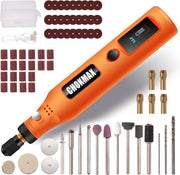 Mini Cordless Rotary Tool Kit 3 Speed USB Rechargeable with 72 Accessories