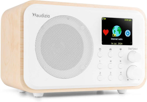 Portable DAB+/WiFi Internet Radio with Bluetooth, FM & Alarm Clock