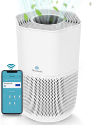Smart HEPA Air Purifier WiFi Ionizer Large Room Allergy Quiet