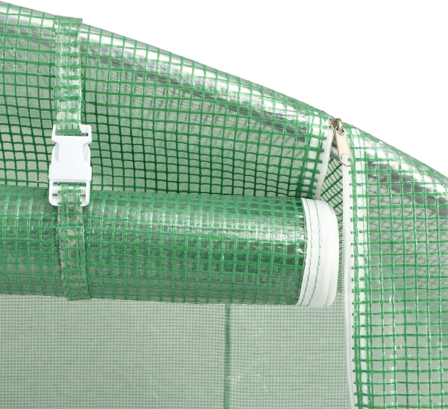 Large 54m² Outdoor Greenhouse 18x3x2m Steel Frame PE Cover Weatherproof