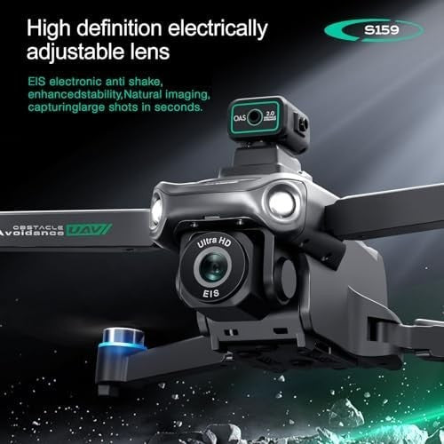 4K GPS Drone for Adults, 3 Batteries, 60min Flight, Obstacle Avoidance
