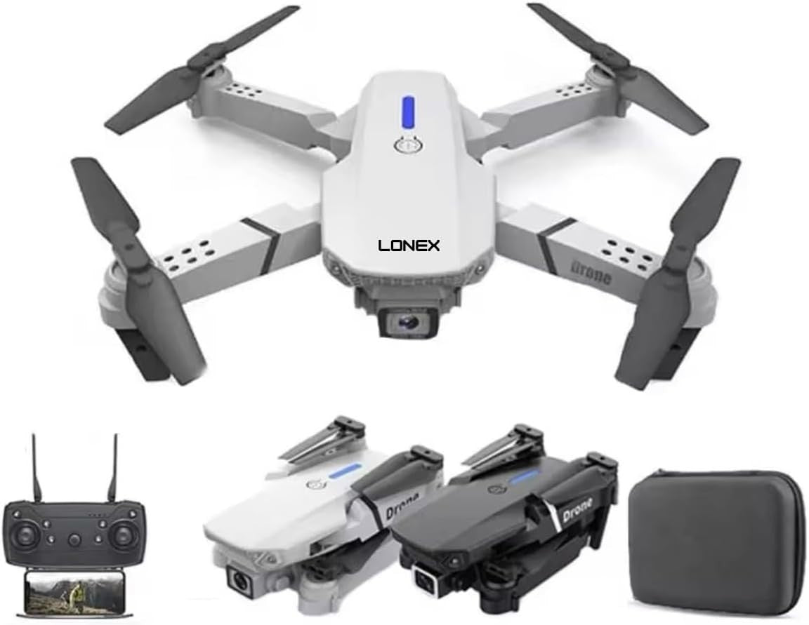 4K Dual Camera Foldable Drone WiFi RC Quadcopter Auto Return Altitude Hold