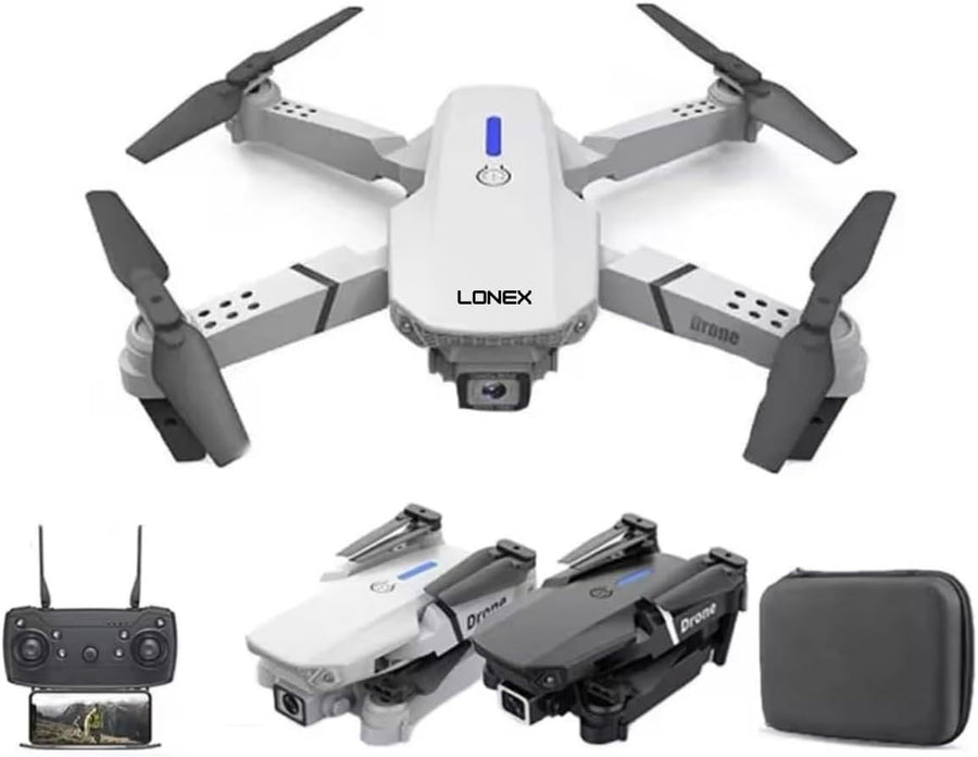 4K Dual Camera Foldable Drone WiFi RC Quadcopter Auto Return Altitude Hold
