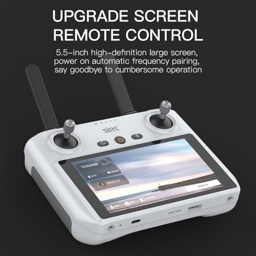 4K Drone w/ 2-Axis Gimbal, 6KM RC, Obstacle Avoidance, 2 Batteries 2 Axis Gimbal