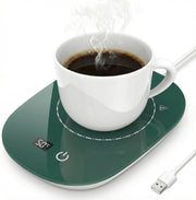 USB Coffee Mug Warmer 3 Temp LED Display 12H Auto Off