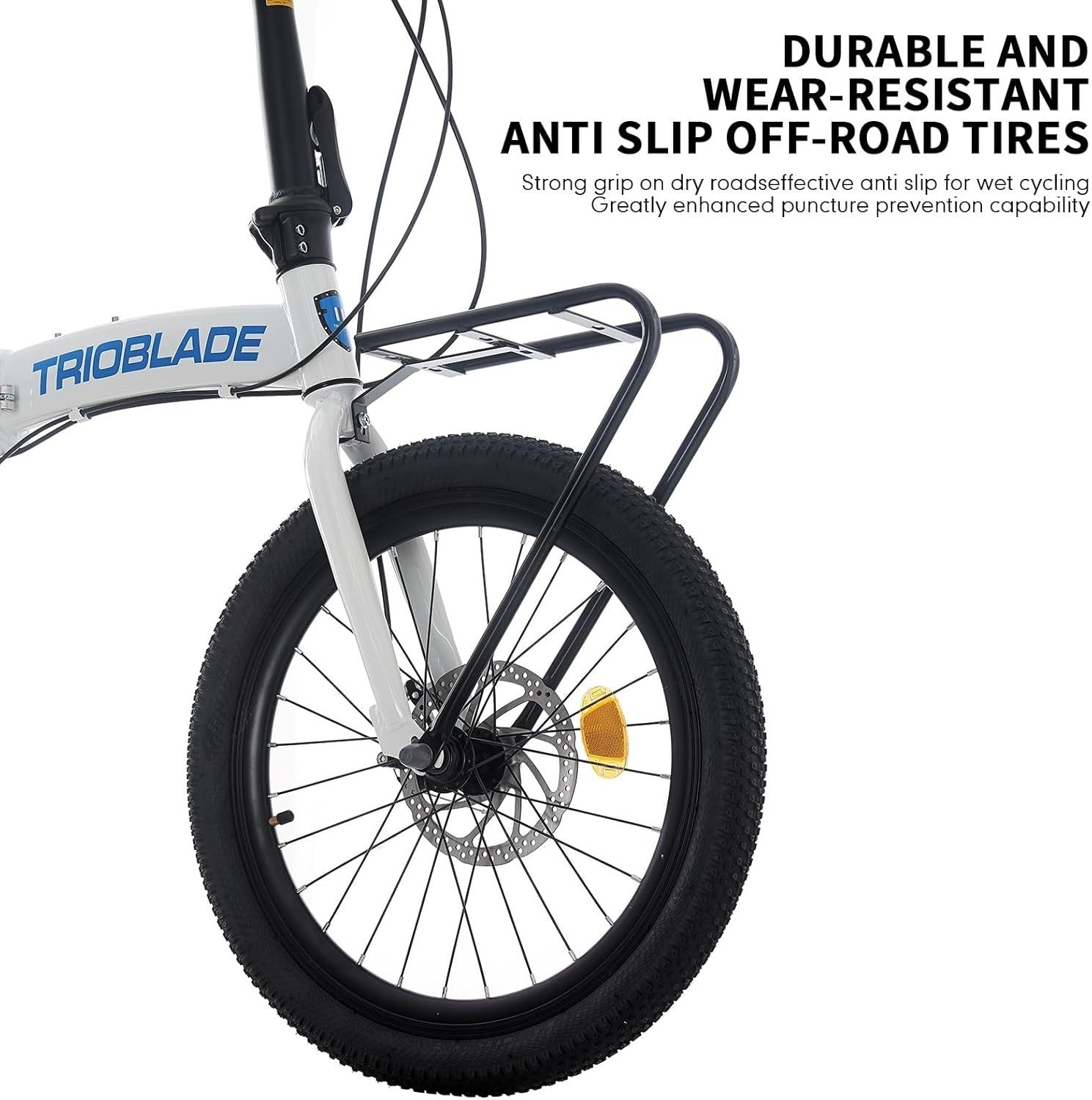 Lightweight 20” Folding Bike with 7-Speed Shimano & Disc Brakes