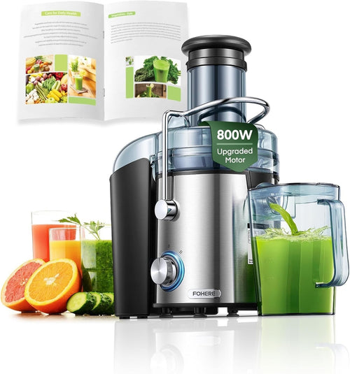 1000W Centrifugal Juicer 75mm Wide Chute Dual Speed Easy Clean Whole Fruit