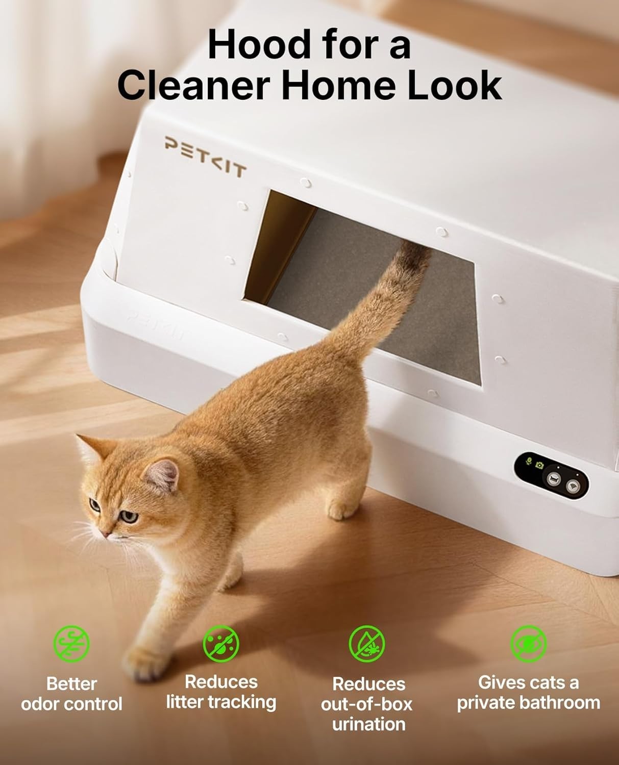 Self Cleaning Cat Litter Box AI Camera Auto Cleaning Odor Control XL