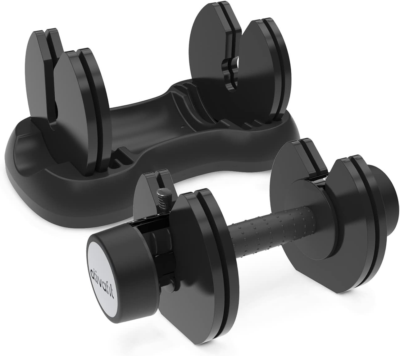 12.5KG x2 Adjustable Dumbbells Pair Quick Dial Space Saving Home Gym