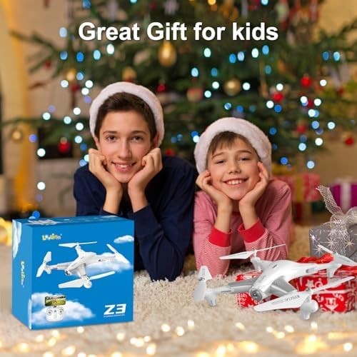 HD Drone Quadcopter Kids Beginner 40min Flight Optical Flow Easy Fly RC