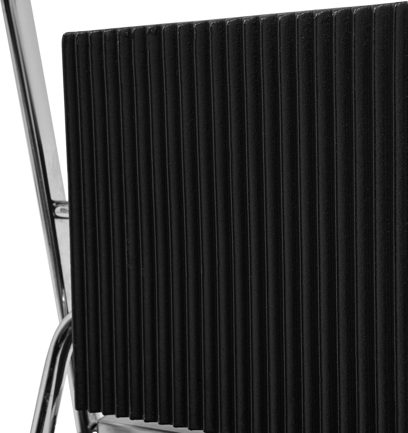 Commercial Panini Press Grill 1800W Adjustable Temp Double-Sided Plates