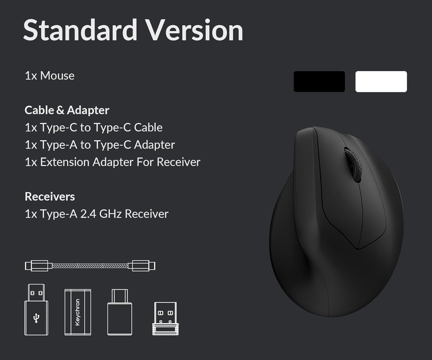 Wireless Gaming Mouse 8000Hz 30K DPI Ultra Lightweight Tri-Mode