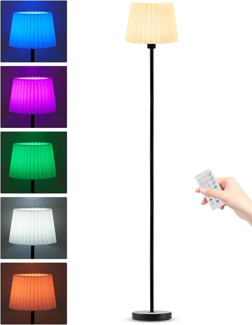 Cordless Floor Lamp Rechargeable Battery Remote Dimmable Portable 57in Light