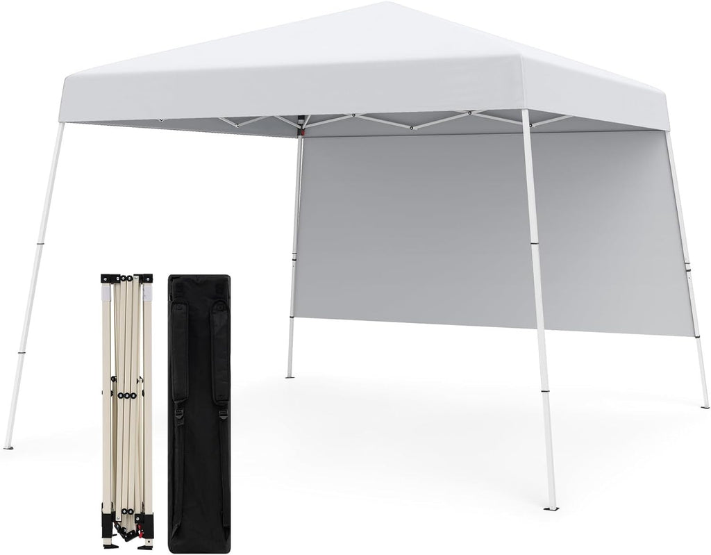 3x3M White Pop-Up Canopy Tent UPF50+ Sunshade Outdoor Party Gazebo
