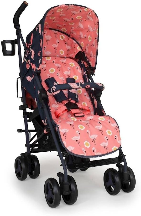 Lightweight From-Birth Pushchair 25kg Capacity, Umbrella Fold, Footmuff