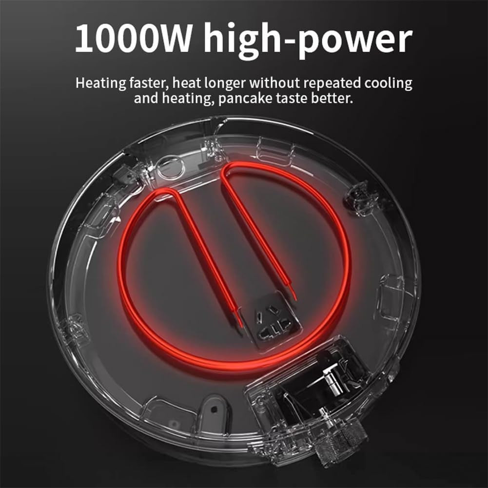 1000W Electric Pancake Machine 30cm Non-Stick Crepe & Tortilla Maker
