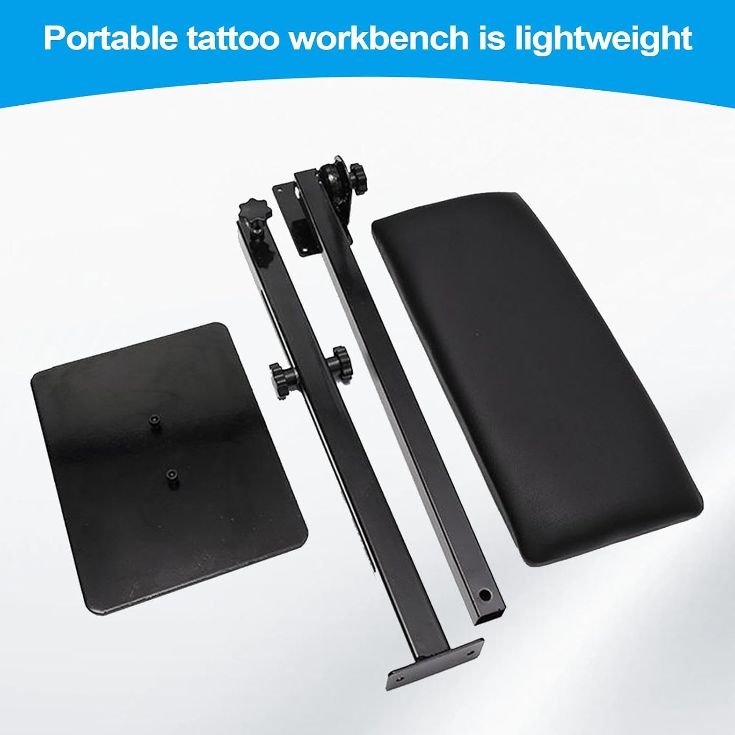 Adjustable Tattoo Arm Rest Stand Height Adjustable Padded Support Stool