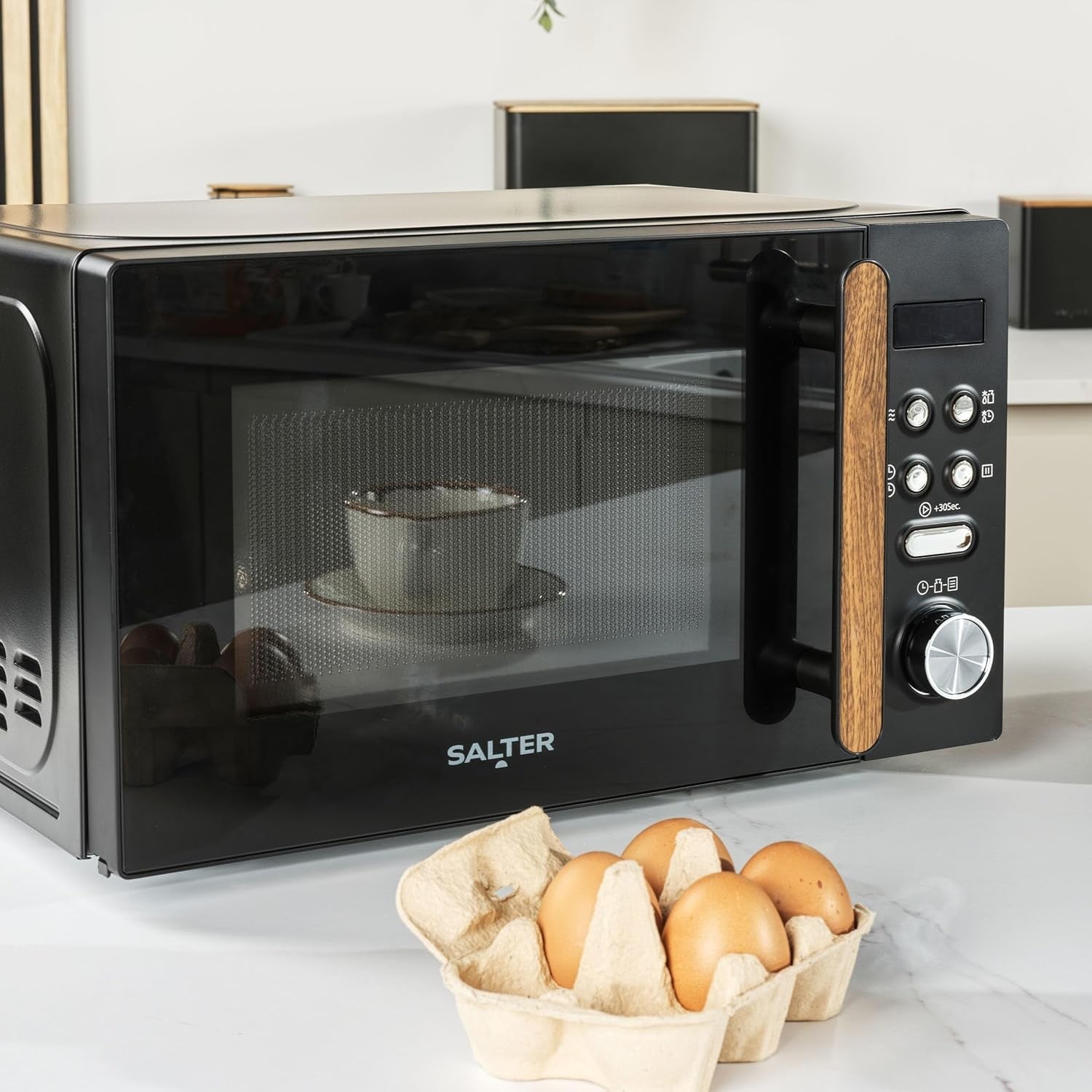 Salter Toronto Microwave 20L Solo 800W, Digital Display, 8 Auto Cook