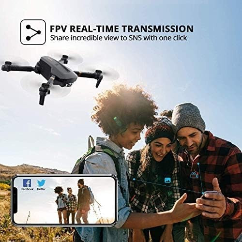 4DRC V4 Drone with 1080P HD Camera, FPV, Foldable, 2 Batteries, App Control