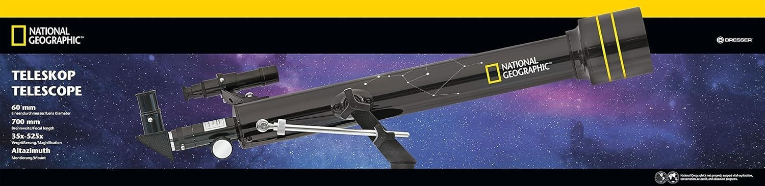 60/700 AZ Refractor Telescope with Tripod High Magnification