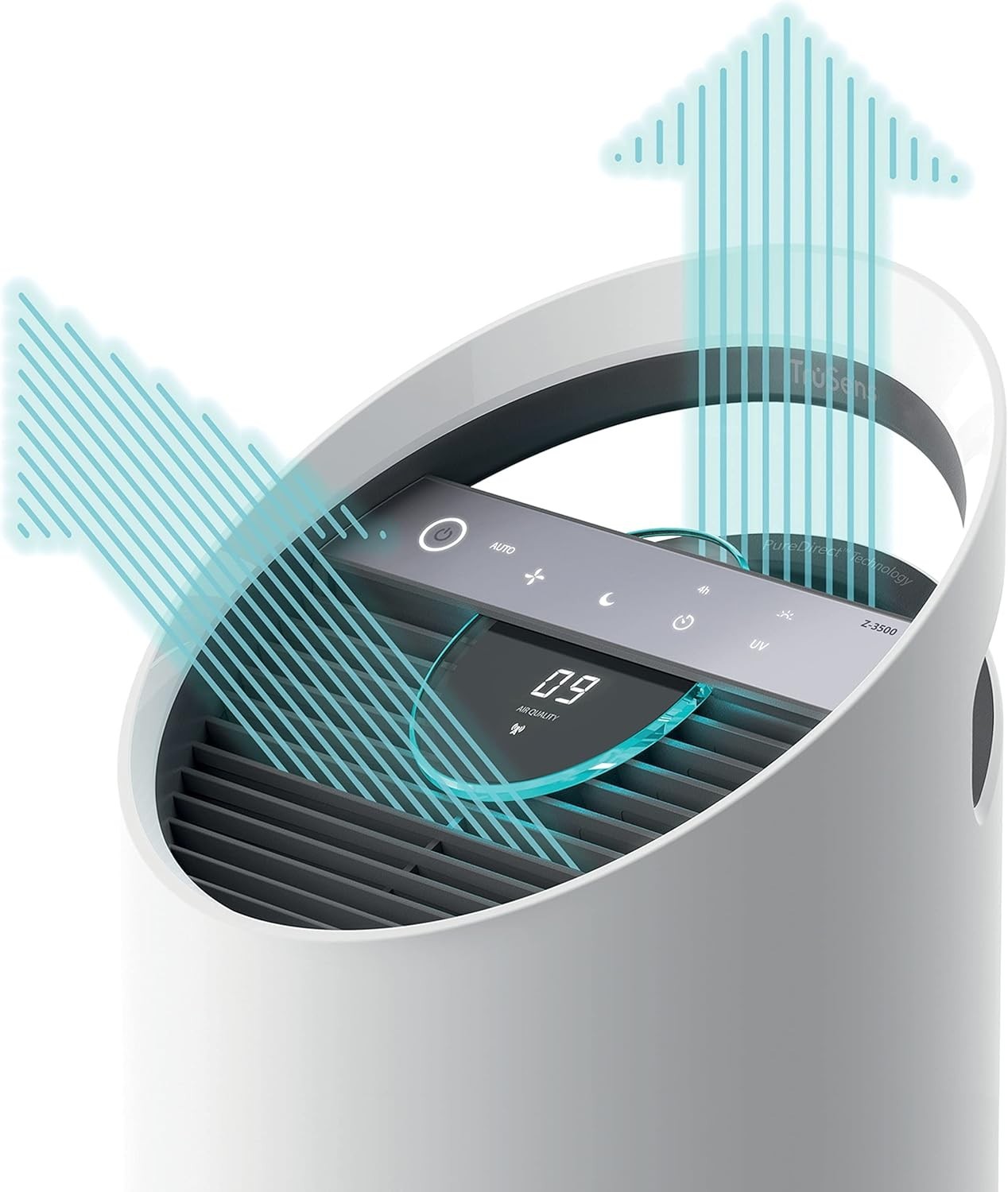 Smart Air Purifier H13 HEPA UV-C Alexa App Sensor Large Room 60m²