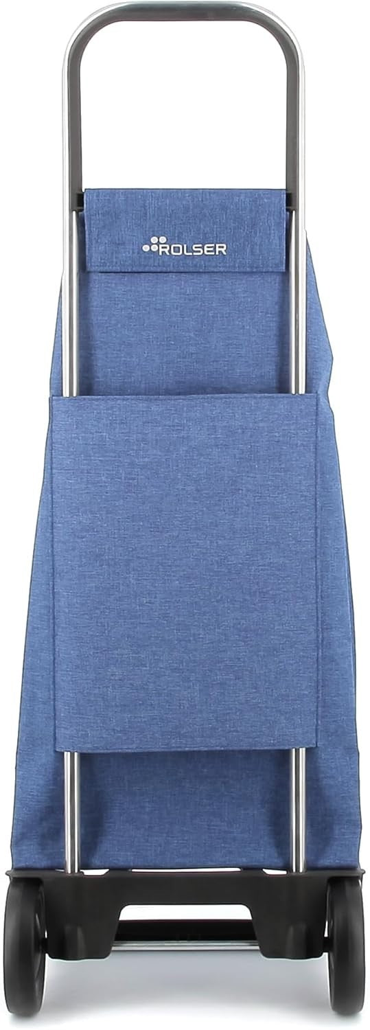 Rolser Jet Tweed 2-Wheel Shopping Trolley Blue 50x50x50 cm Durable